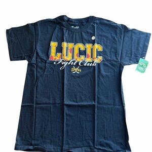 Sully’s Lucic Fight Club Black Graphic T Shirt Short Sleeve Boston Bruins